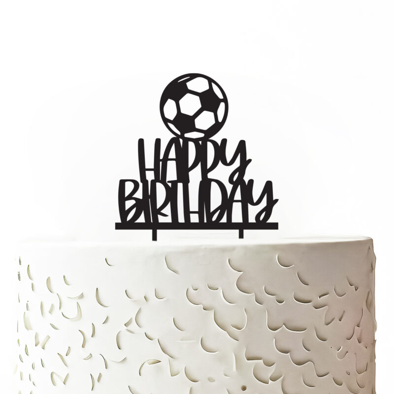 Zápich na dort - Fotbal - Happy birthday